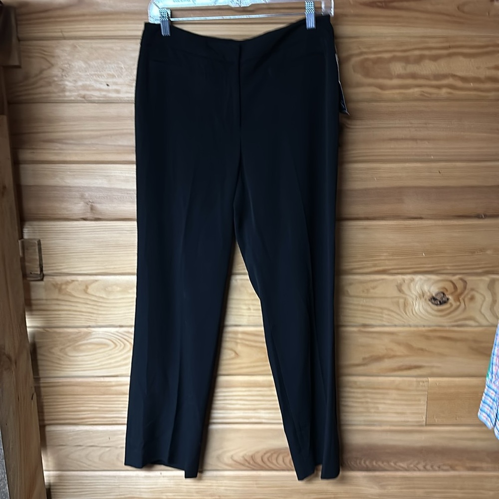 NWT Anne Klein Black Dress Pants Size 8